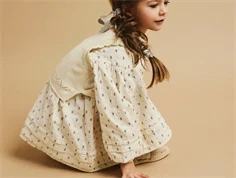 Lil Atelier turtledove blomstret kjole